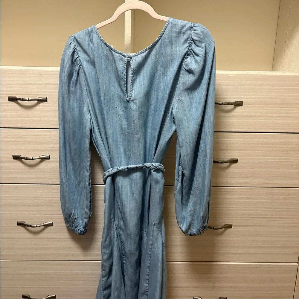 Vineyard Vines Light Blue Long Sleeve Dress - Picture 3 of 6